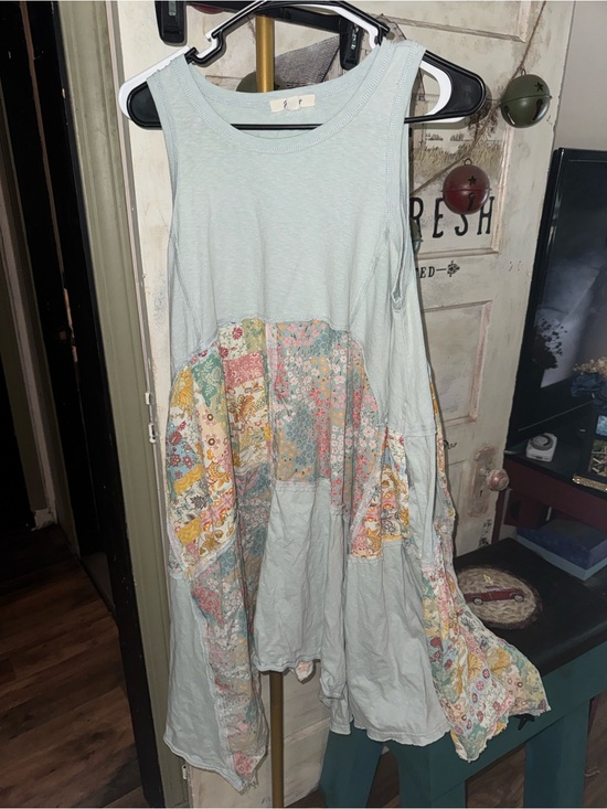 Bluevelvet Dresses & Skirts - BlueVelvet patchwork dress